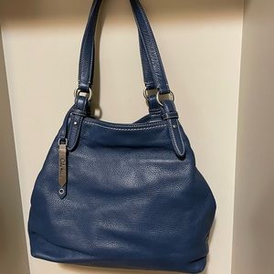 NWOT Cole Haan Blue Leather Hobo